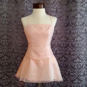 Baby pink size 2 mini dress Chelsea Nites